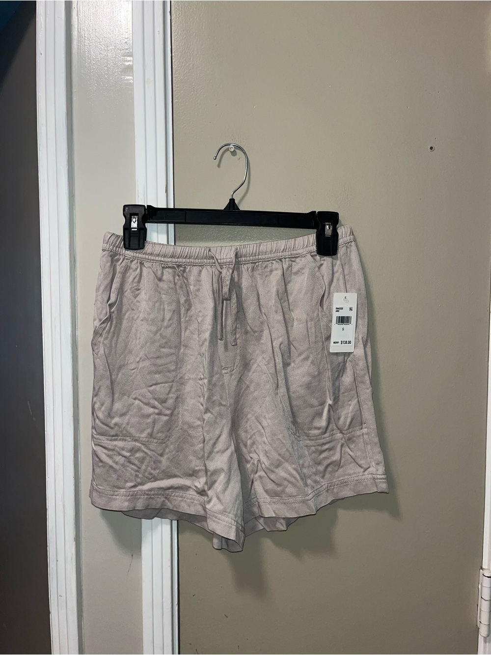 Splendid Women's Drawstring Lounge Shorts - Light Taupe